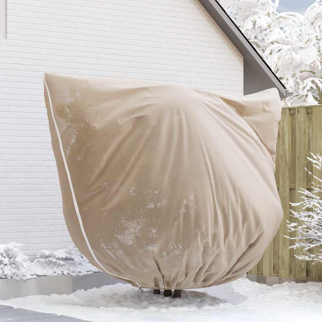 Frostbeskyttelses Plantefleece Dække 3 pcs Beige 2 x 2,36 m