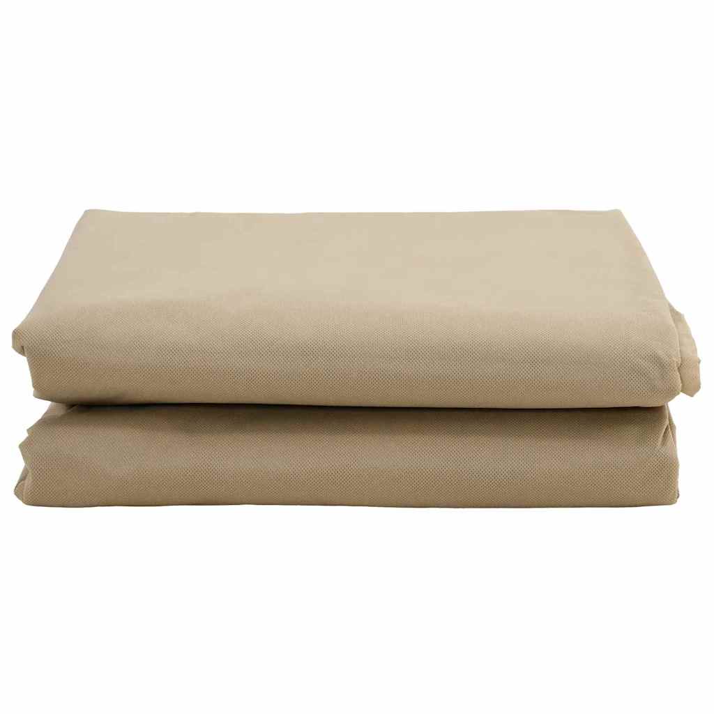 Frostbeskyttelses Plantefleece Dække 3 pcs Beige 3,5 x 3,93 m