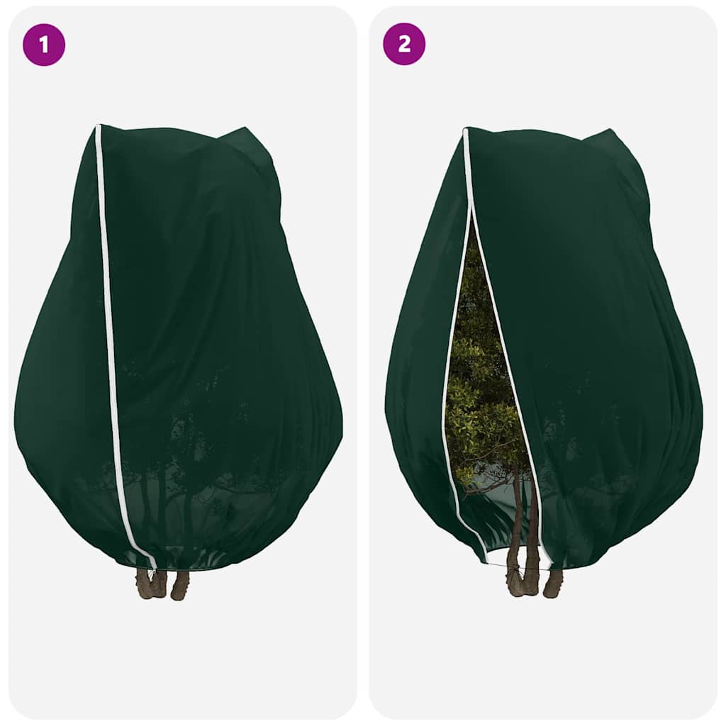 Frostbeskyttelses Plantefleece Dække 3 pcs Grøn 3,5 x 2,5 m
