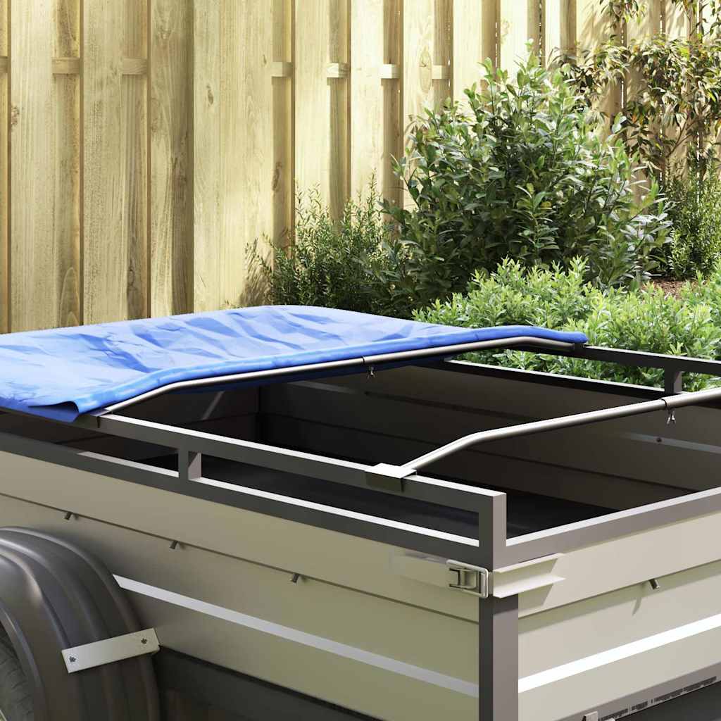 Tarpaulin Bracket til Trailere 3 stk. Sølv 102-155 cm Aluminium