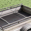 Tarpaulin Bracket til Trailere 3 stk. Sølv 136-218 cm Aluminium