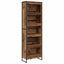 Bogskab 60 x 30 x 189,5 cm Konstrueret træ Gammelt træ