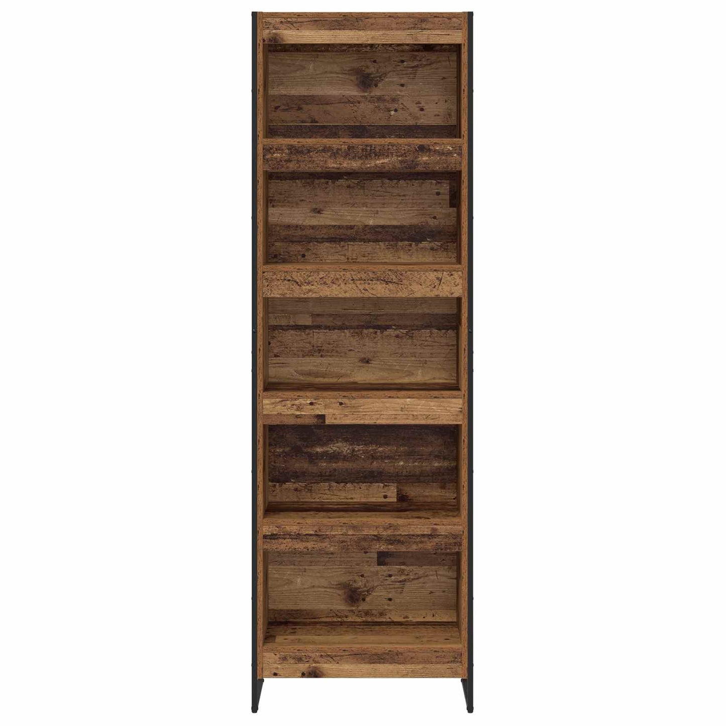 Bogskab 60 x 30 x 189,5 cm Konstrueret træ Gammelt træ