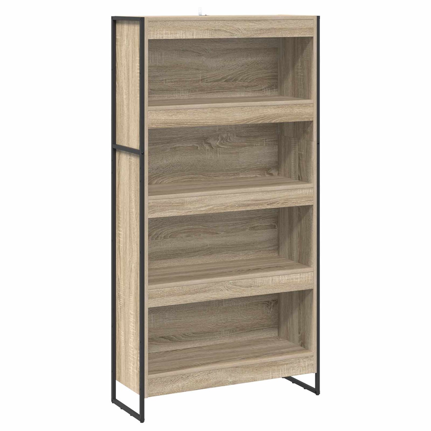 Bogskab 80 x 30 x 155 cm Konstrueret træ Sonoma