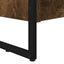 Bogskab 80 x 30 x 155 cm Konstrueret træ Røget Eg