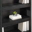 Bogskab 80 x 30 x 189,5 cm Konstrueret træ Sort eg