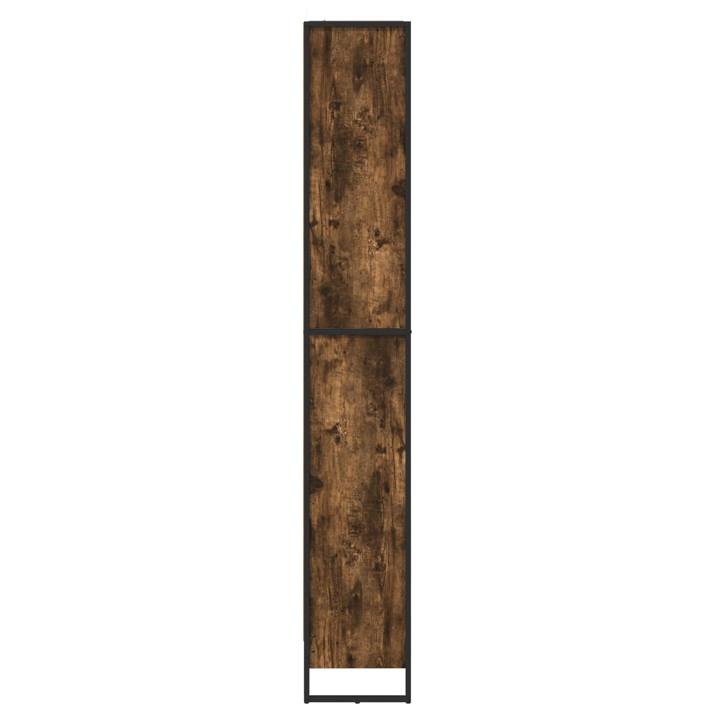 Bogskab 80 x 30 x 189,5 cm Konstrueret træ Røget Eg