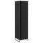 Warderobe med dør Sort eg 50 x 50 x 200 cm Konstrueret træ