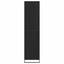 Warderobe med dør Sort eg 50 x 50 x 200 cm Konstrueret træ