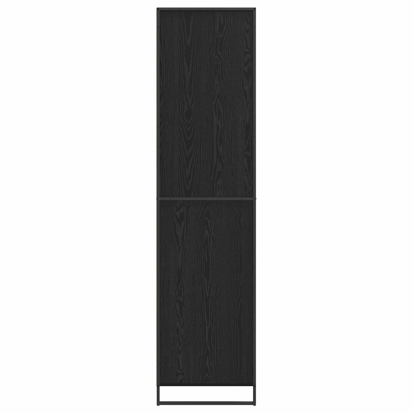 Warderobe med dør Sort eg 50 x 50 x 200 cm Konstrueret træ