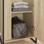 Warderobe med dør Sonoma 50 x 50 x 200 cm Konstrueret træ