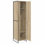 Warderobe med dør Sonoma 50 x 50 x 200 cm Konstrueret træ