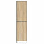 Warderobe med dør Sonoma 50 x 50 x 200 cm Konstrueret træ