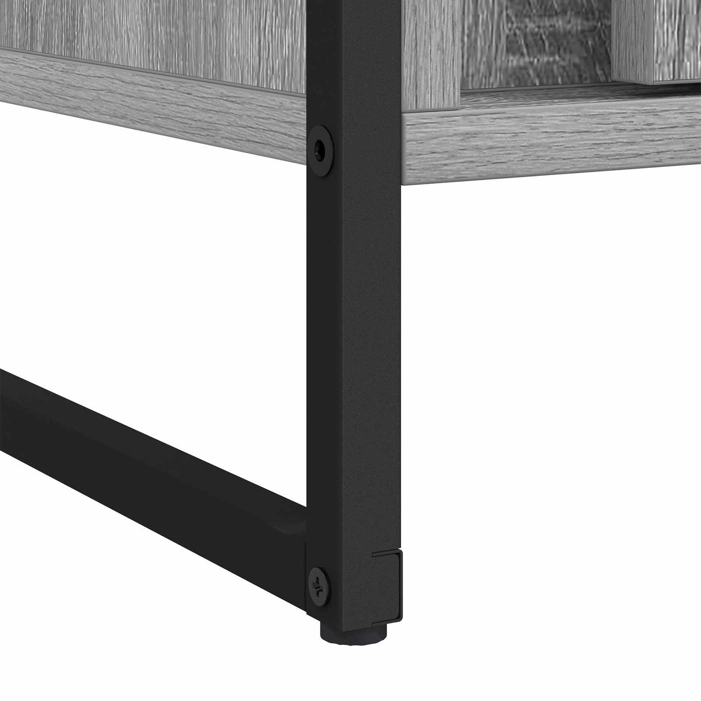 Warderobe med dør Grå Sonoma 50 x 50 x 200 cm Konstrueret træ
