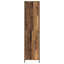 Warderobe med dør Gammelt træ 50 x 50 x 200 cm Konstrueret træ
