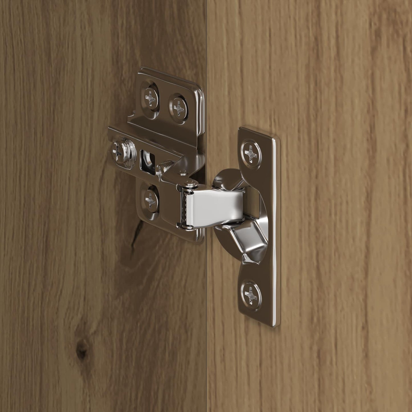 Warderobe med dør Artisan eg 50 x 50 x 200 cm Konstrueret træ