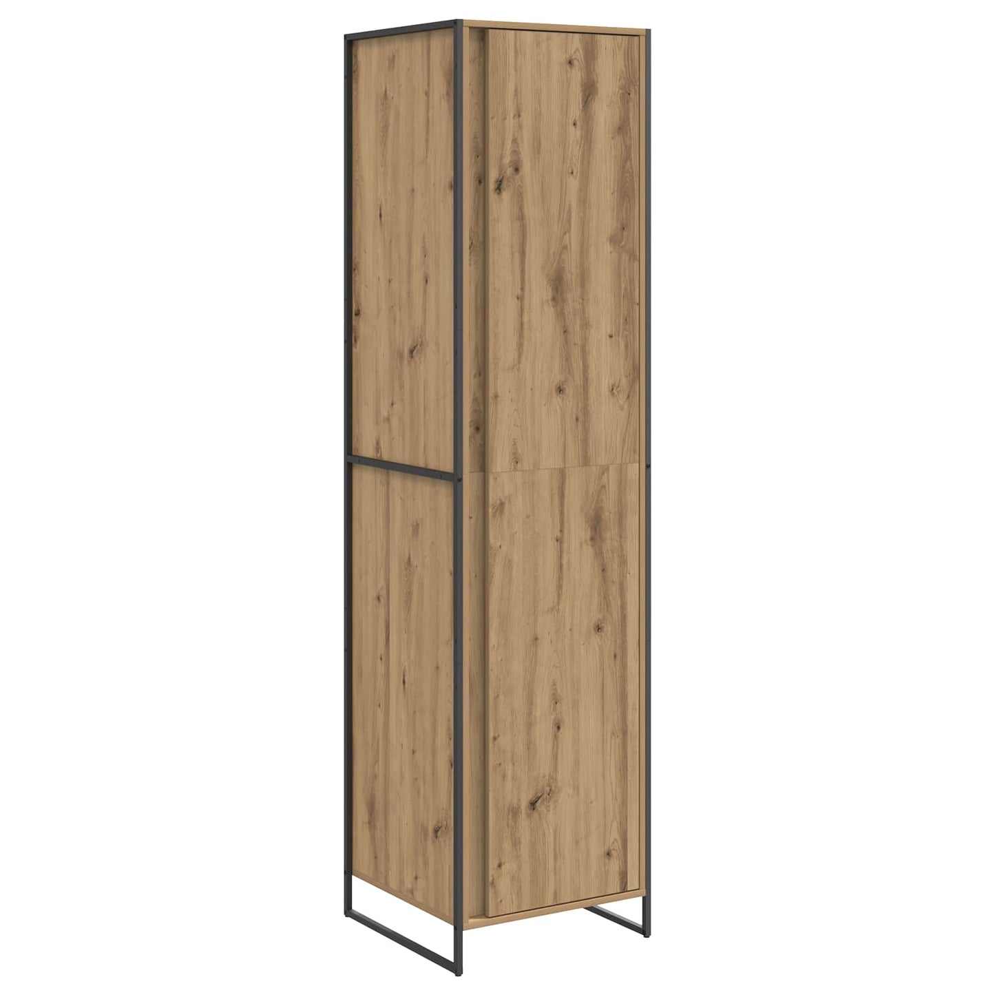 Warderobe med dør Artisan eg 50 x 50 x 200 cm Konstrueret træ