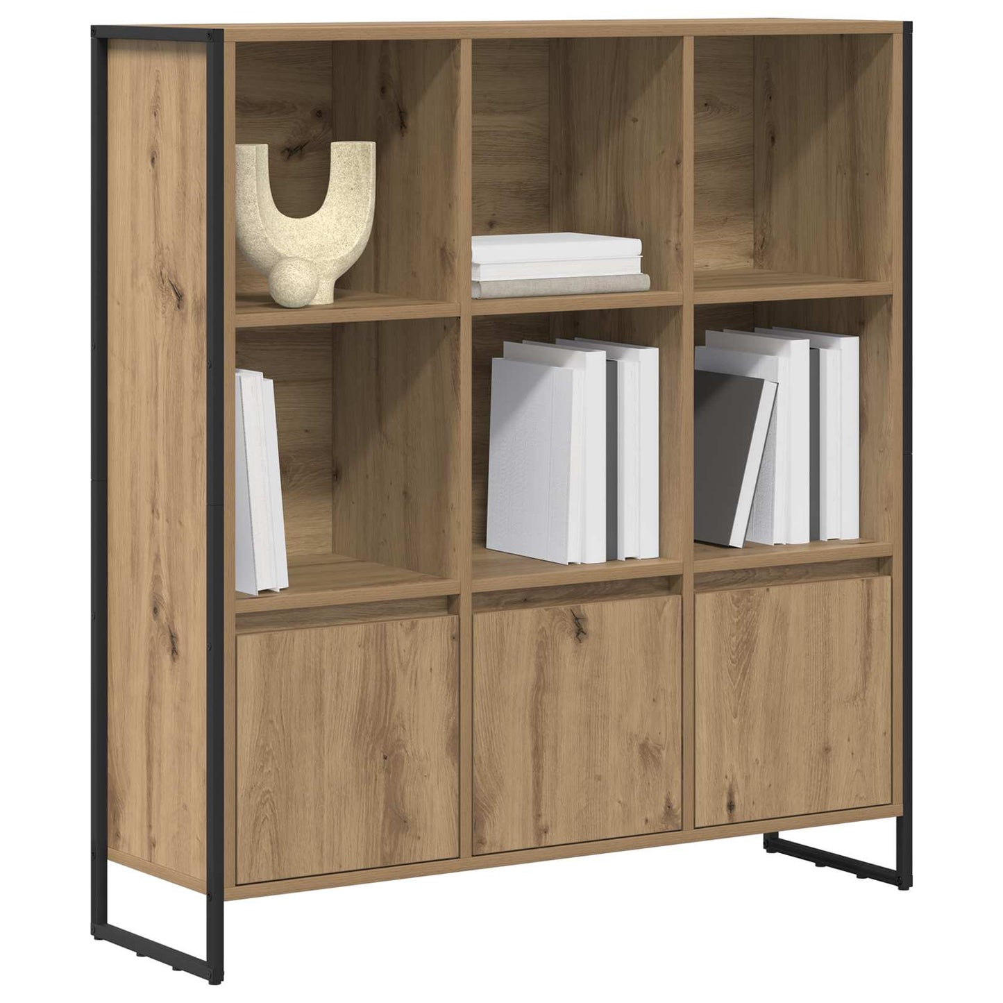 Bogskab 99,5 x 30 x 108 cm Konstrueret træ Artisan eg