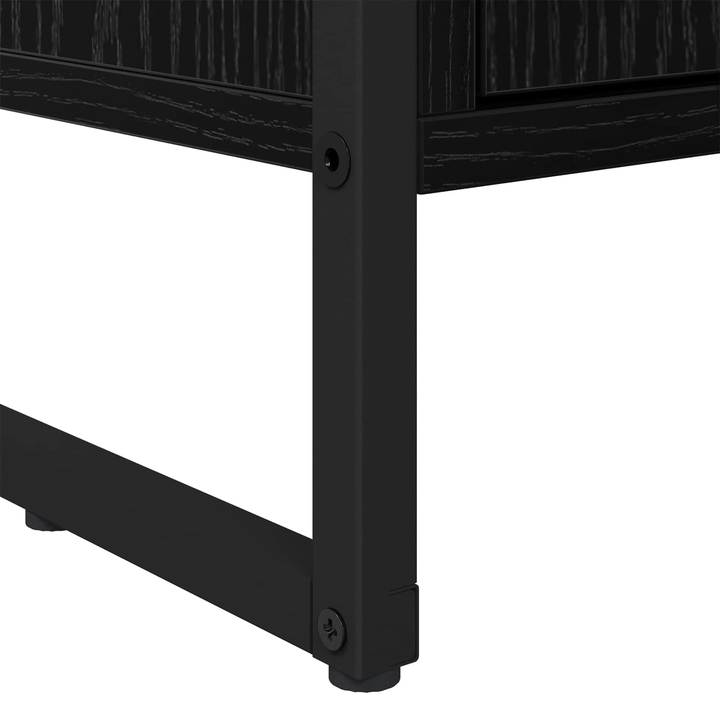 Høje Skabe Sort eg 60 x 36 x 200 cm Konstrueret træ