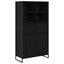 Sideboard Sort eg 81 x 36 x 150.5 cm Konstrueret træ