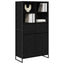 Sideboard Sort eg 81 x 36 x 150.5 cm Konstrueret træ