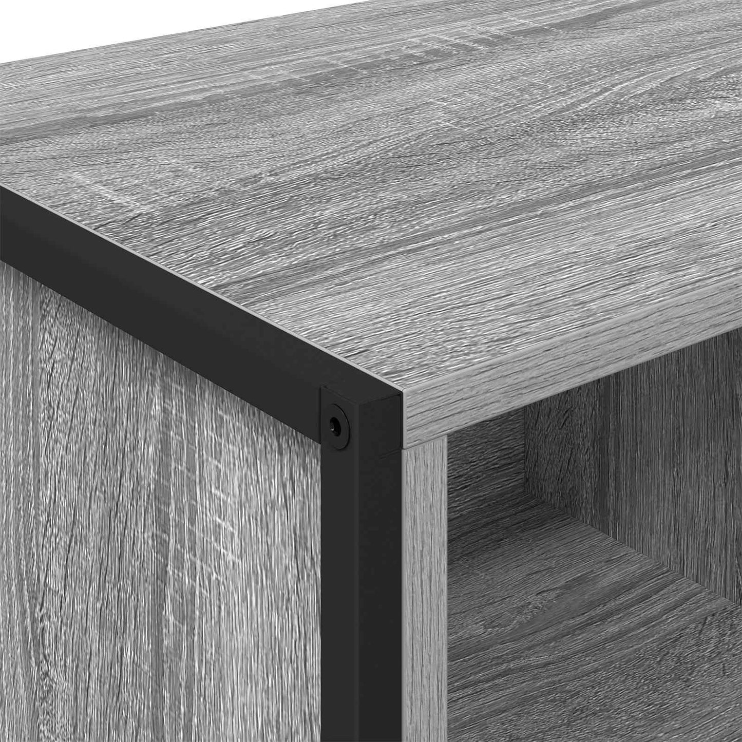 Sideboard Grå Sonoma 81 x 36 x 150.5 cm Konstrueret træ