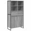 Sideboard Grå Sonoma 81 x 36 x 150.5 cm Konstrueret træ