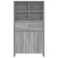 Sideboard Grå Sonoma 81 x 36 x 150.5 cm Konstrueret træ