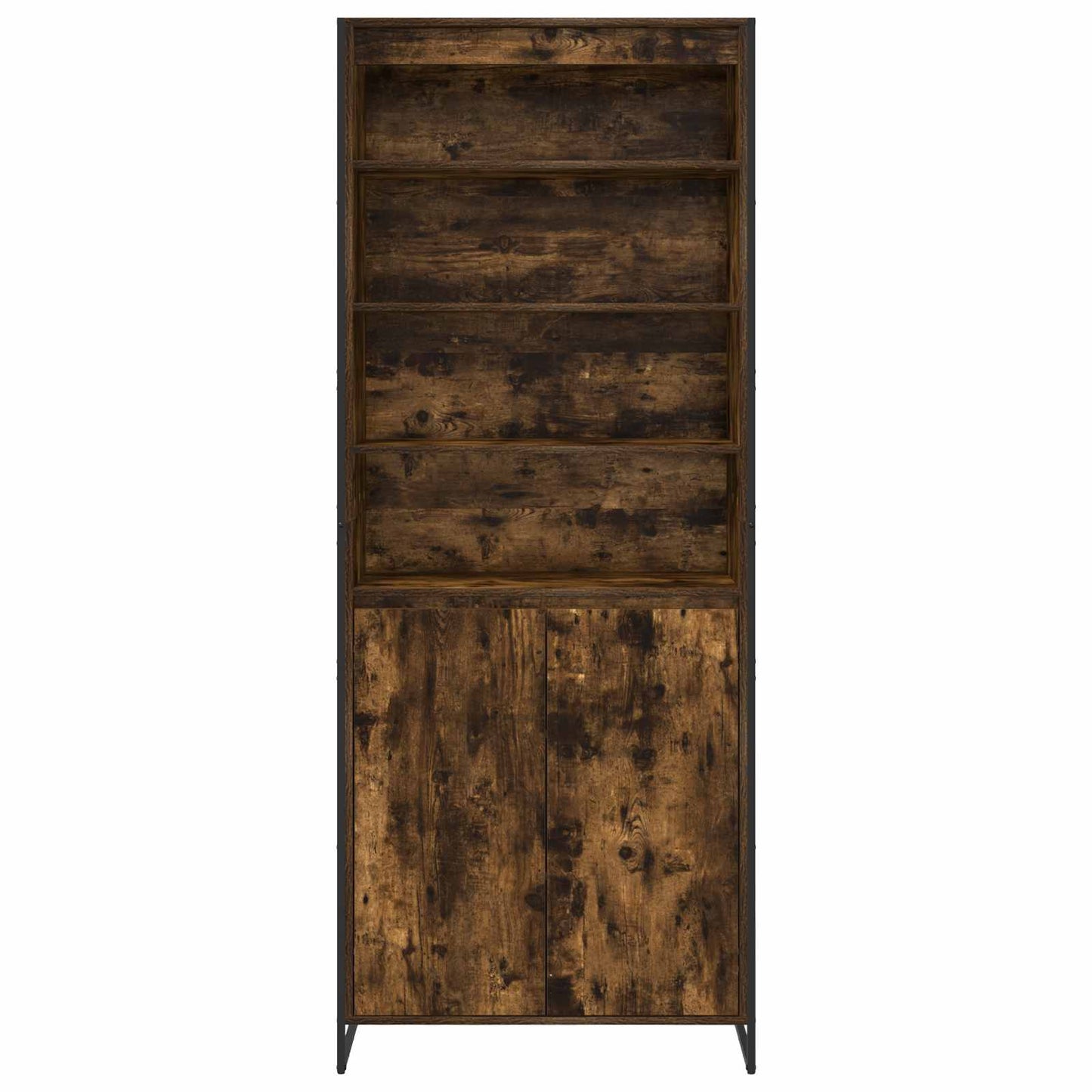 Høje Skabe Røget Eg 79 x 36 x 200 cm Konstrueret træ