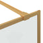 Walk-in brusevæg Guld 90 x 195 cm hærdet glas