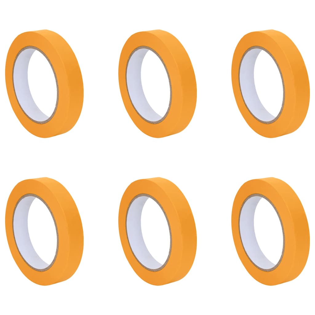 Maler Maskeringstape 6 pcs Gul 19mm x 50m Papir