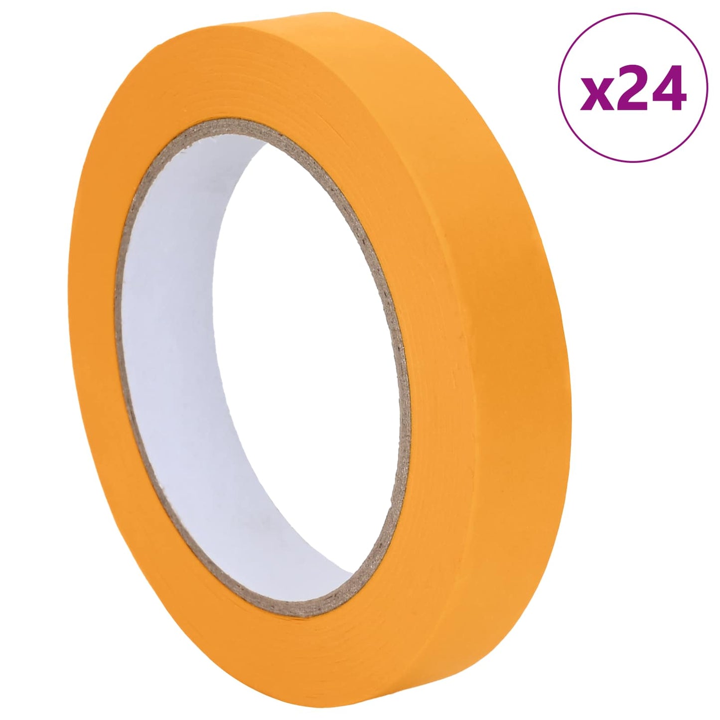 Maler Maskeringstape 24 pcs Gul 19mm x 50m Papir