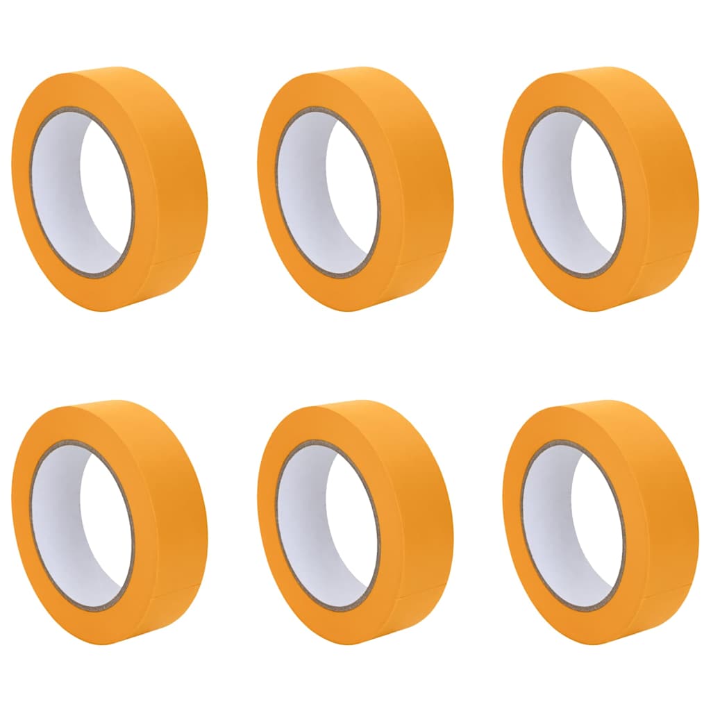 Maler Maskeringstape 6 pcs Gul 30mm x 50m Papir