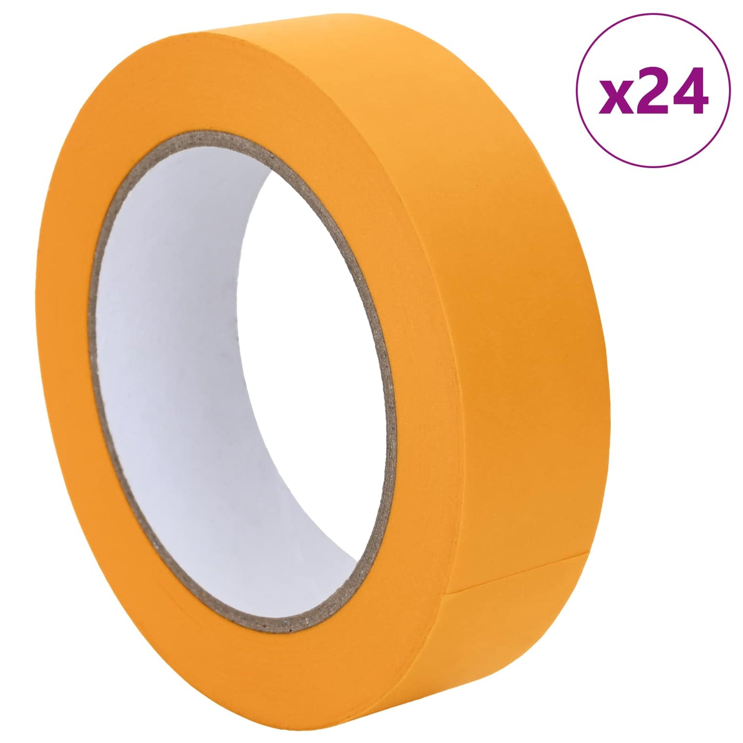 Maler Maskeringstape 24 pcs Gul 30mm x 50m Papir