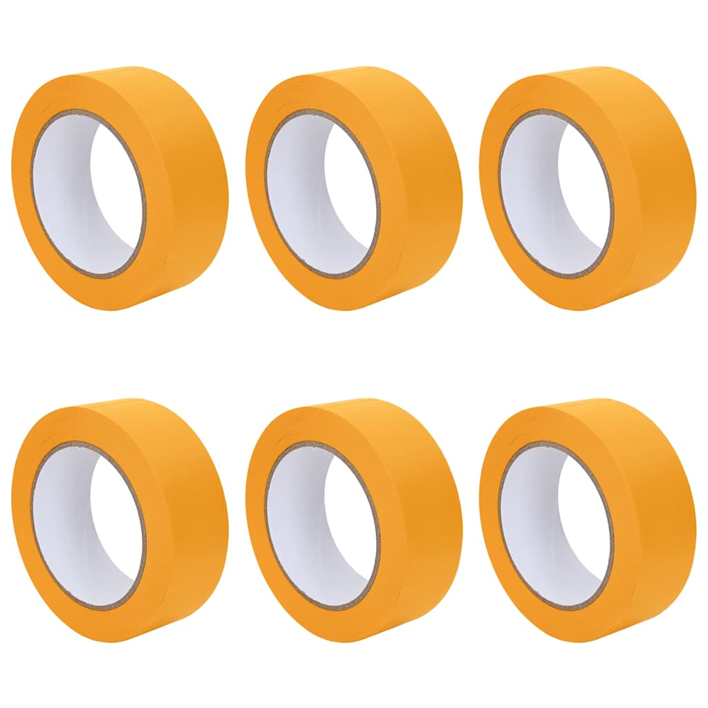 Maler Maskeringstape 6 pcs Gul 38mm x 50m Papir