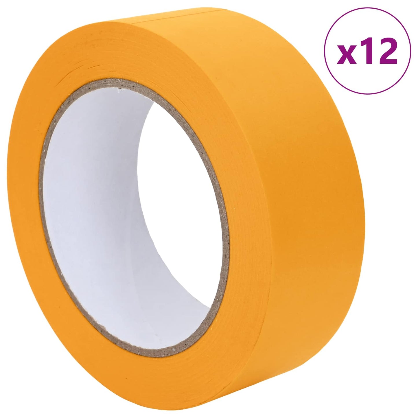 Maler Maskeringstape 12 pcs Gul 38mm x 50m Papir