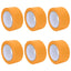 Maler Maskeringstape 6 pcs Gul 50 mm x 50 m Papir