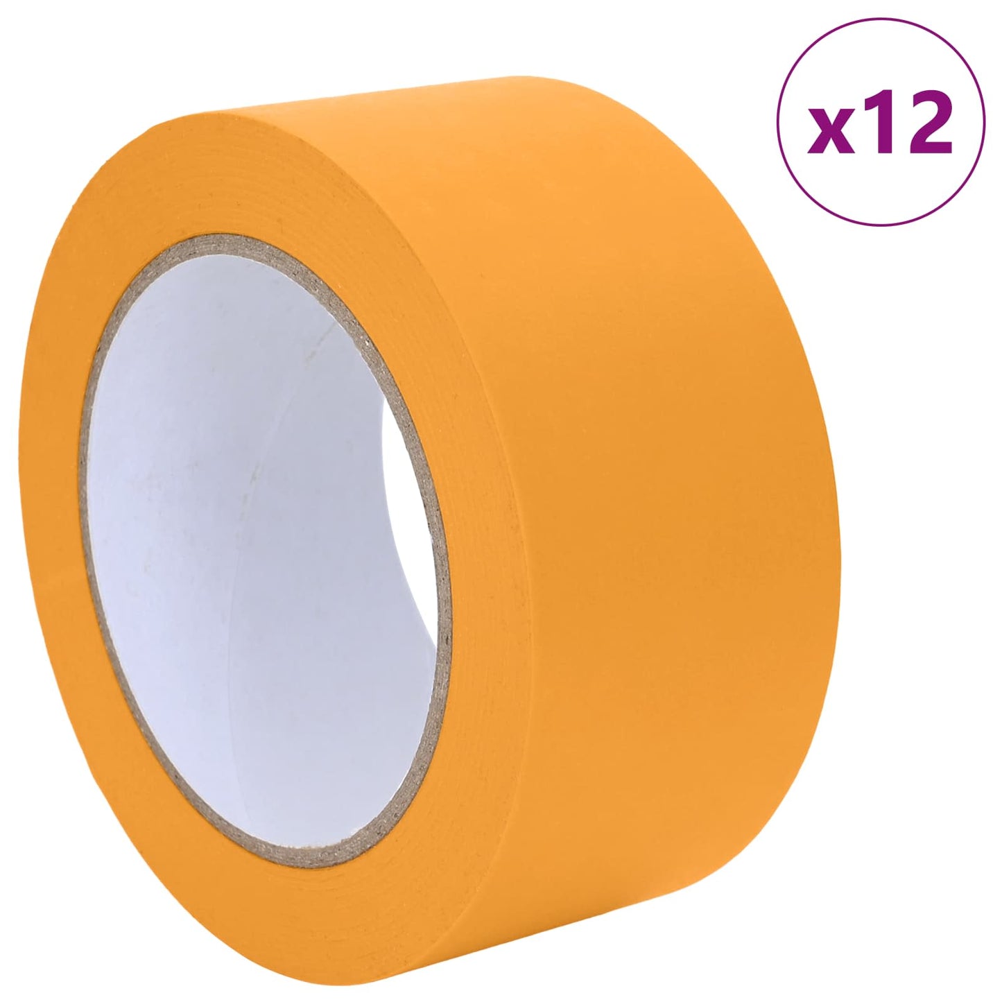 Maler Maskeringstape 12 pcs Gul 50 mm x 50 m Papir