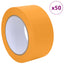 Maler Maskeringstape 50 pcs Gul 50 mm x 50 m Papir