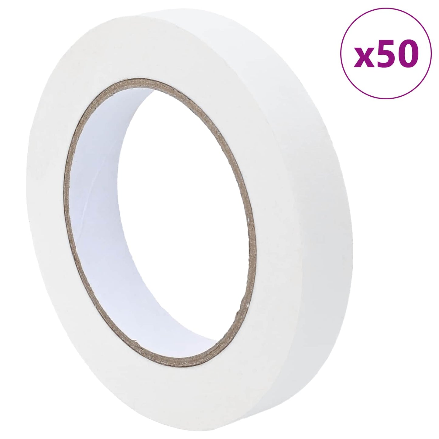Maler Maskeringstape 50 pcs Hvid 19mm x 50m Papir