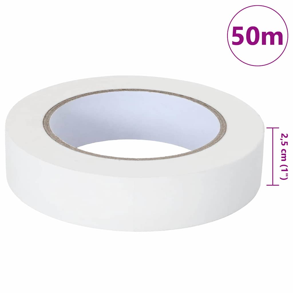 Maler Maskeringstape 6 pcs Hvid 25mm x 50m Papir