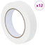 Maler Maskeringstape 12 pcs Hvid 25mm x 50m Papir