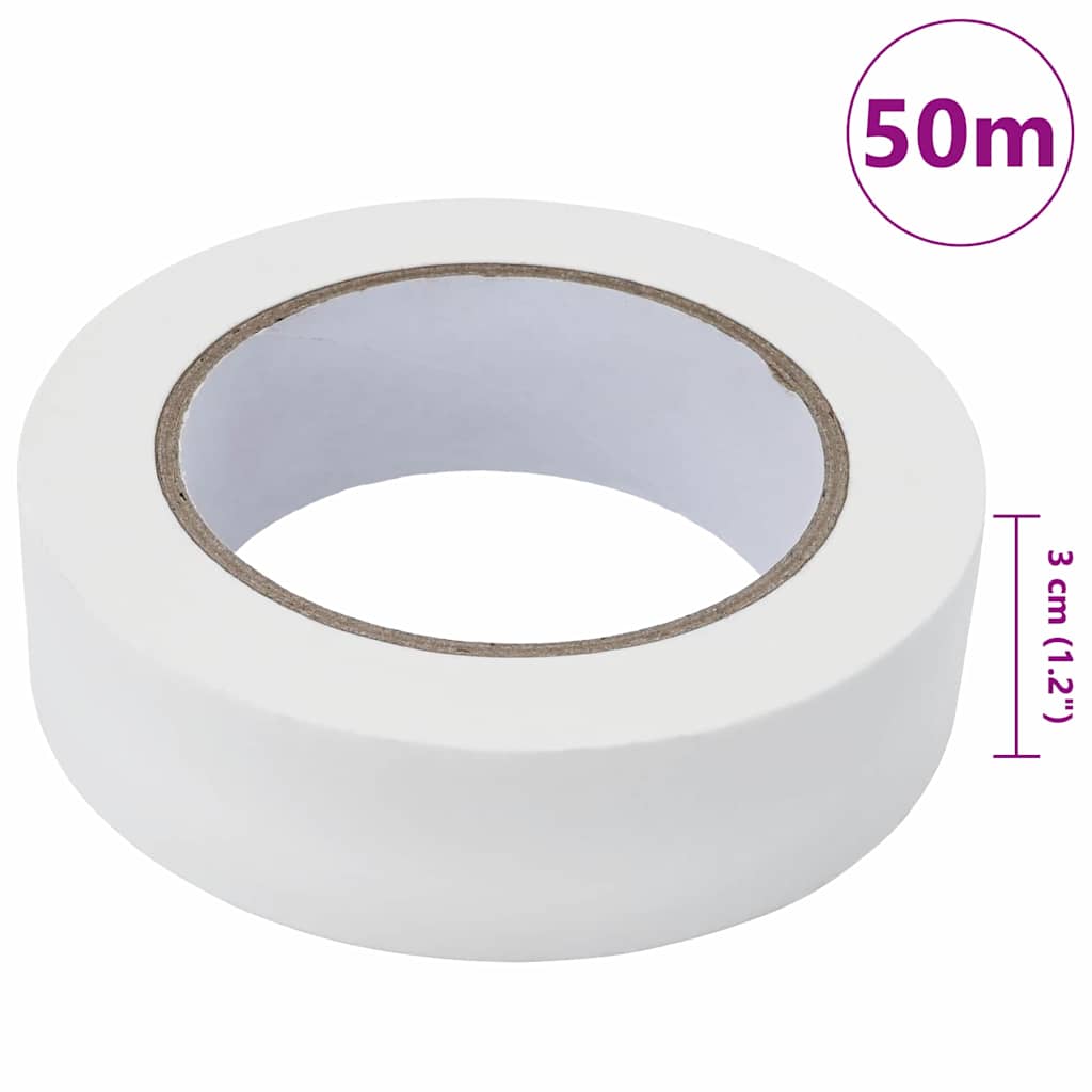 Maler Maskeringstape 50 pcs Hvid 30mm x 50m Papir