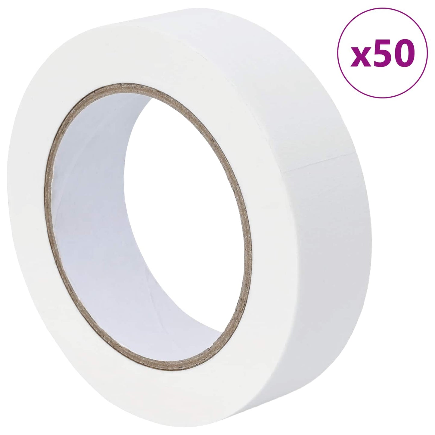 Maler Maskeringstape 50 pcs Hvid 30mm x 50m Papir
