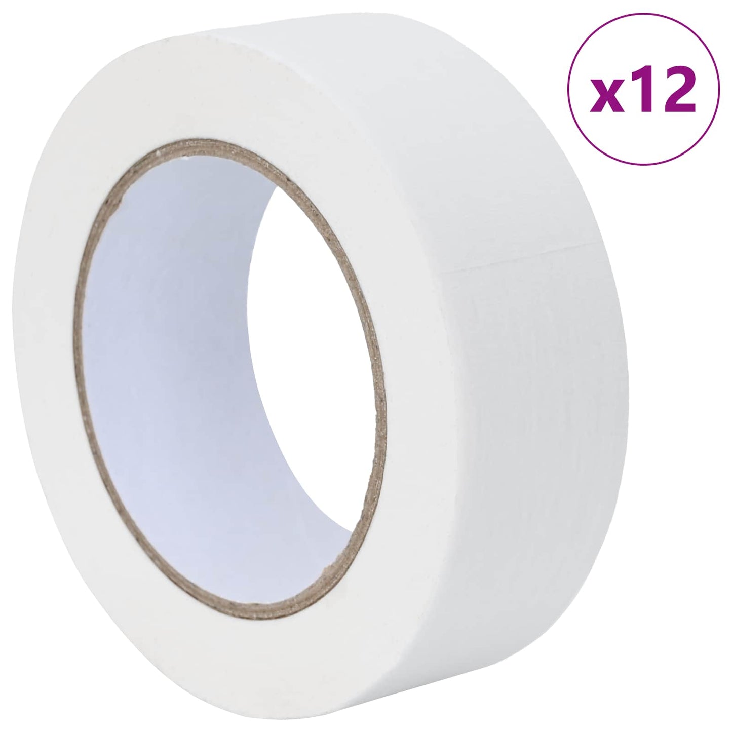 Maler Maskeringstape 12 pcs Hvid 38mm x 50m Papir