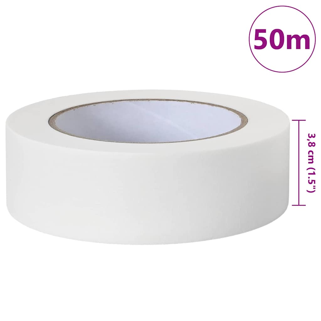 Maler Maskeringstape 24 pcs Hvid 38mm x 50m Papir