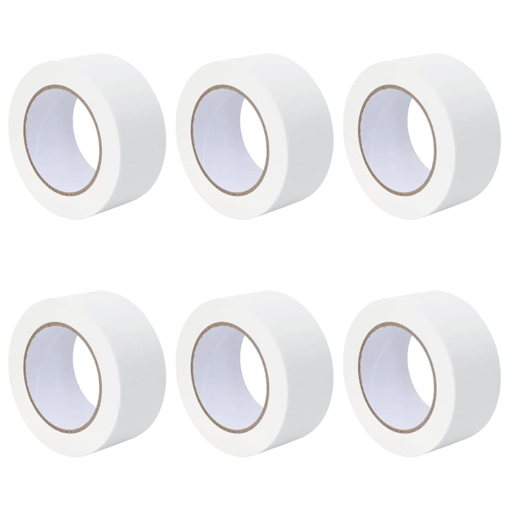 Maler Maskeringstape 6 pcs Hvid 50 mm x 50 m Papir