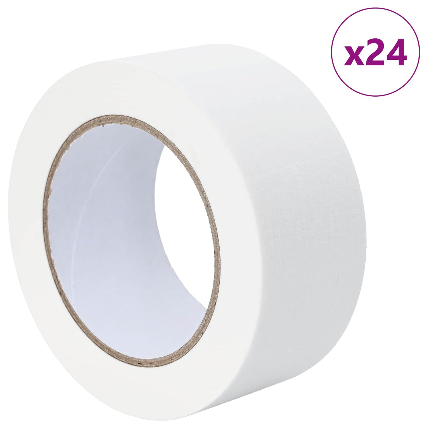 Maler Maskeringstape 24 pcs Hvid 50 mm x 50 m Papir