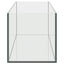 Akvarium med opbevaring Transparent 80 x 20 x 20 cm Glas