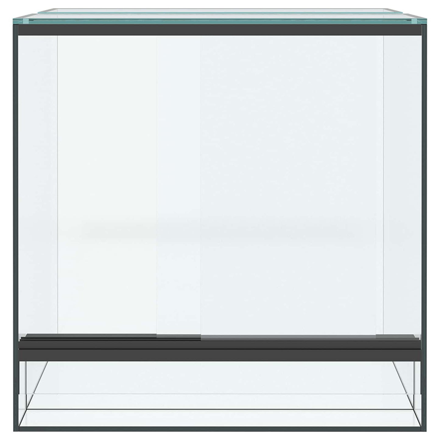 Terrarium med opbevaring Transparent 30 x 30 x 30 cm Glas
